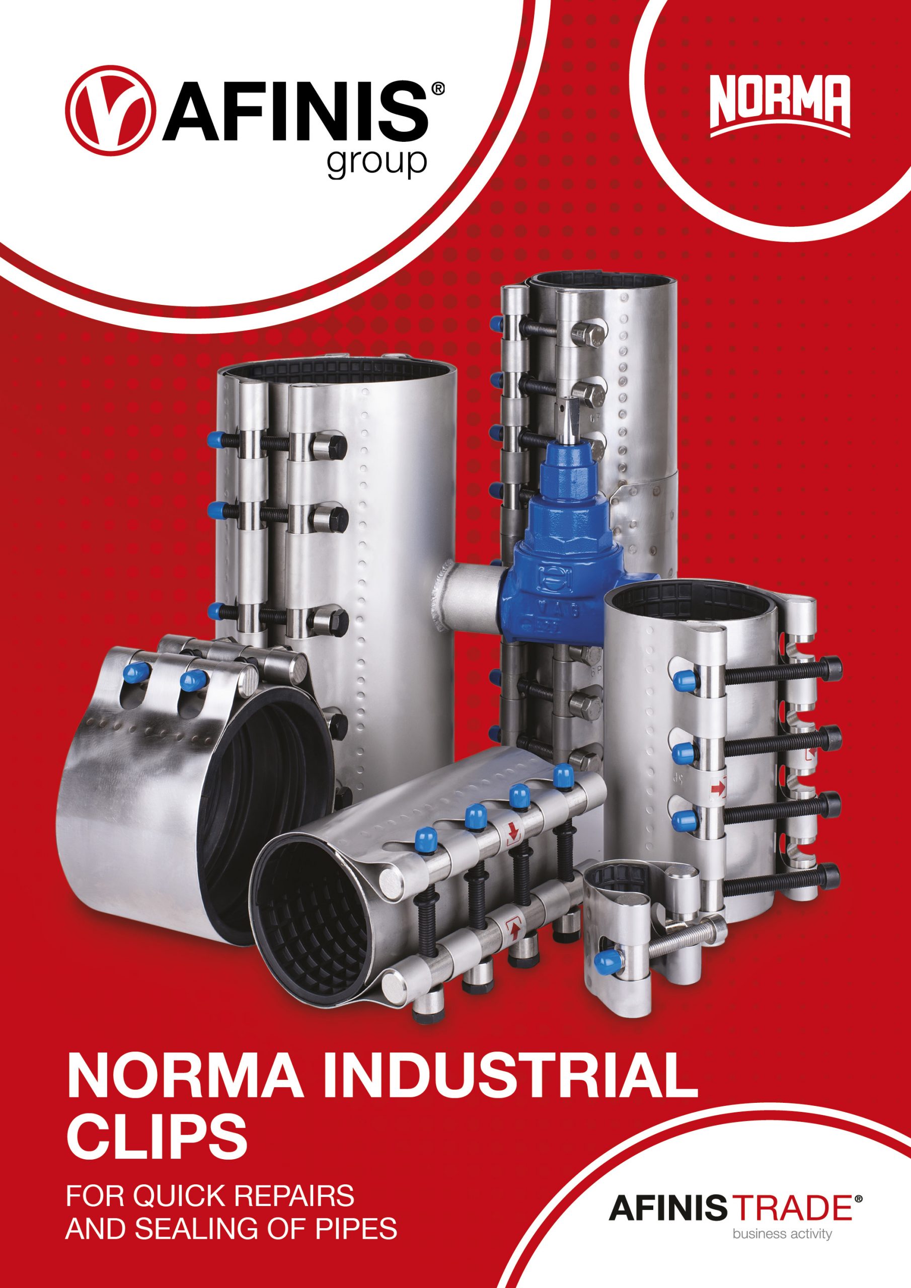 NORMA INDUSTRIAL CLAMPS:  FAST AND EFFICIENT REPAIR OF ANY PIPE