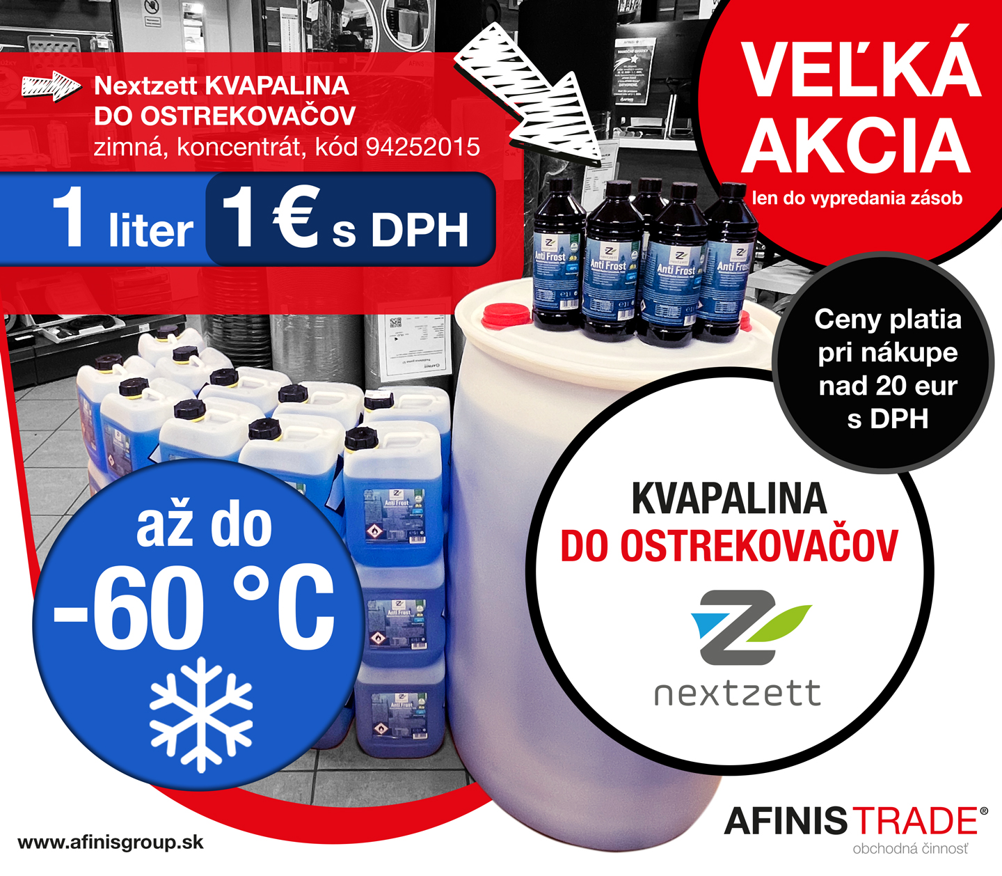 AKCIA – Koncentrát do ostrekovačov Nextzett – Anti-Frost